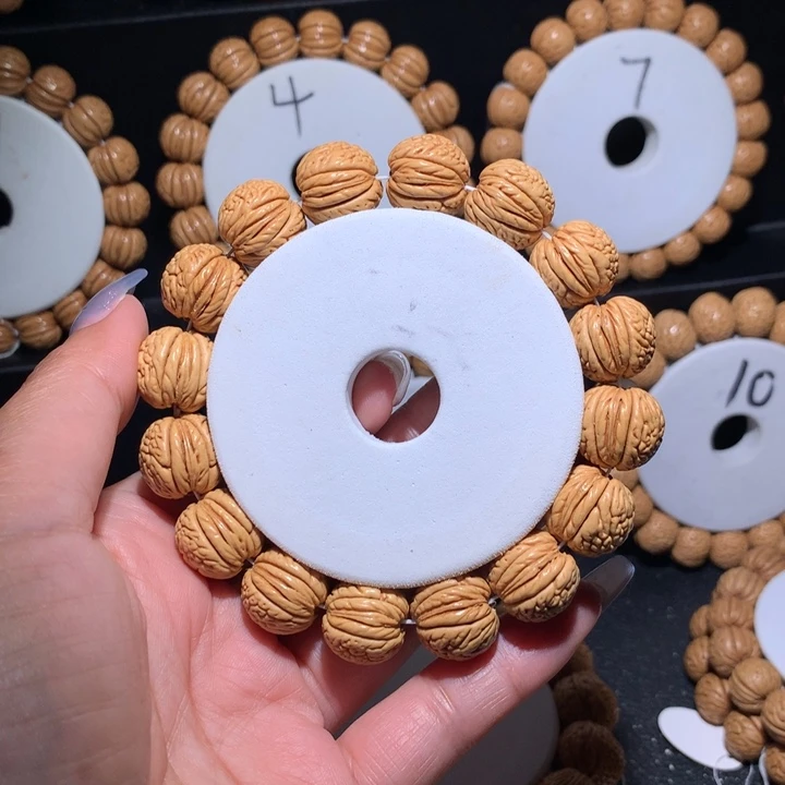 桃核手串野生虎皮肌肉