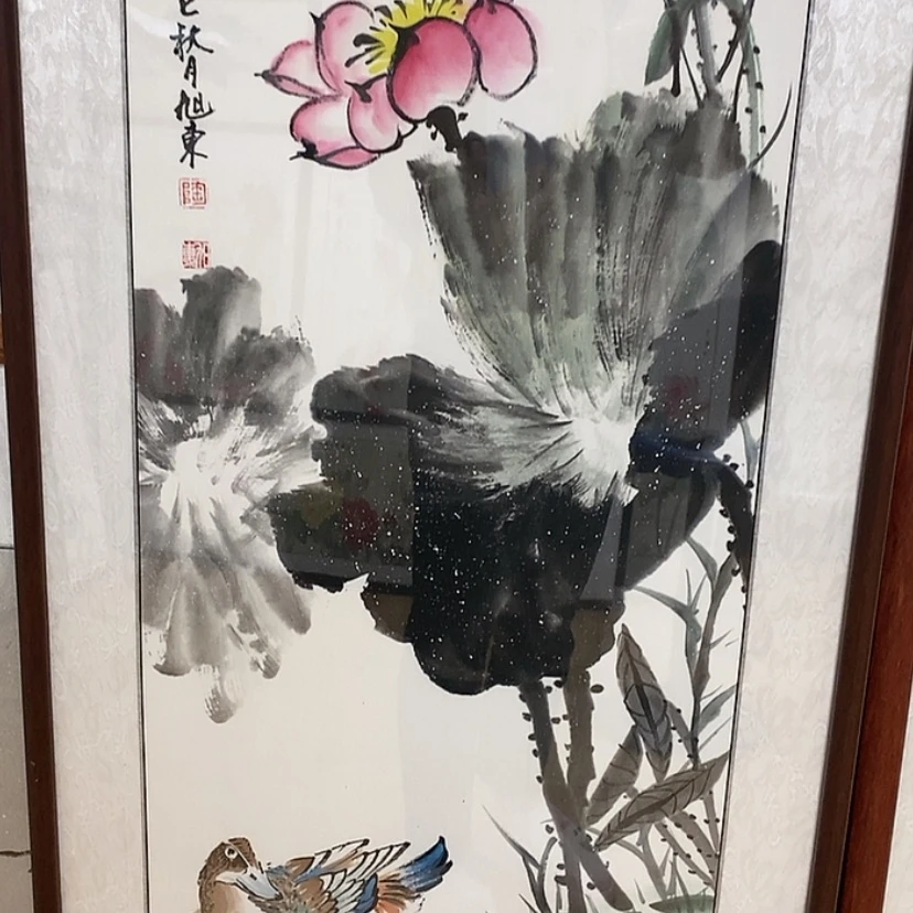 【闪购商品】国画手绘国画带框138.45