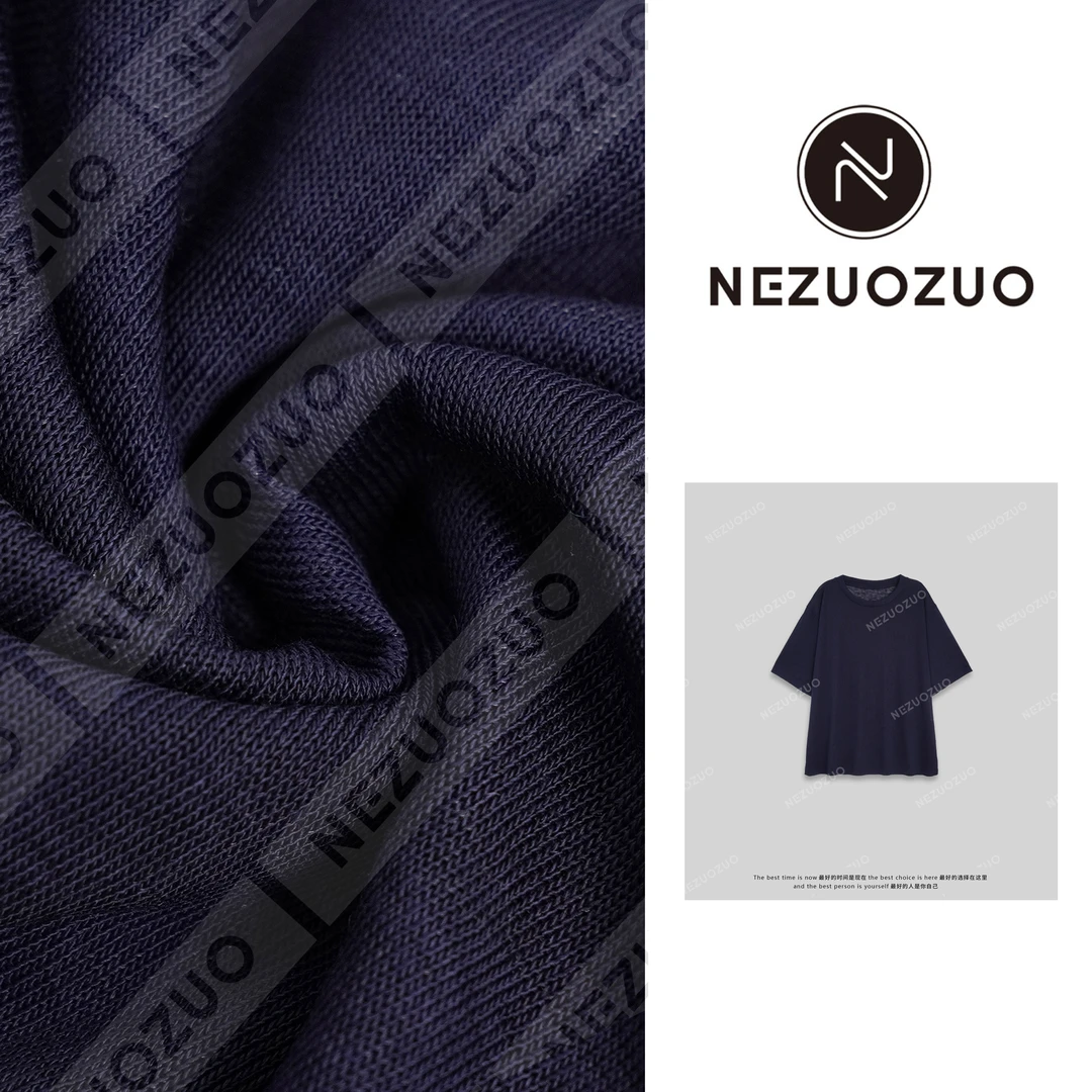 NEZUOZUO【透透糖】五分袖百搭T恤 老钱风五分袖T恤