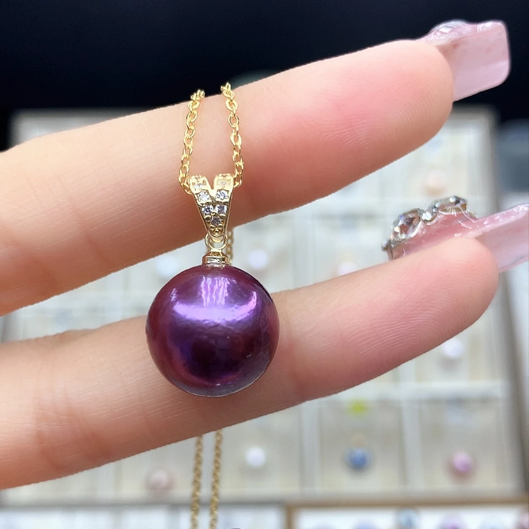 淡水珍珠颈饰合金