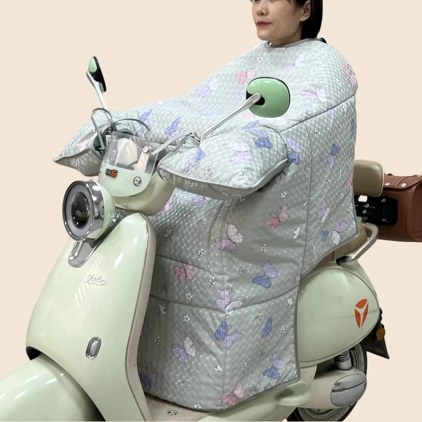 夏季防晒挡风被薄款春秋加宽大侧翼电动摩托车电瓶车遮阳罩防水