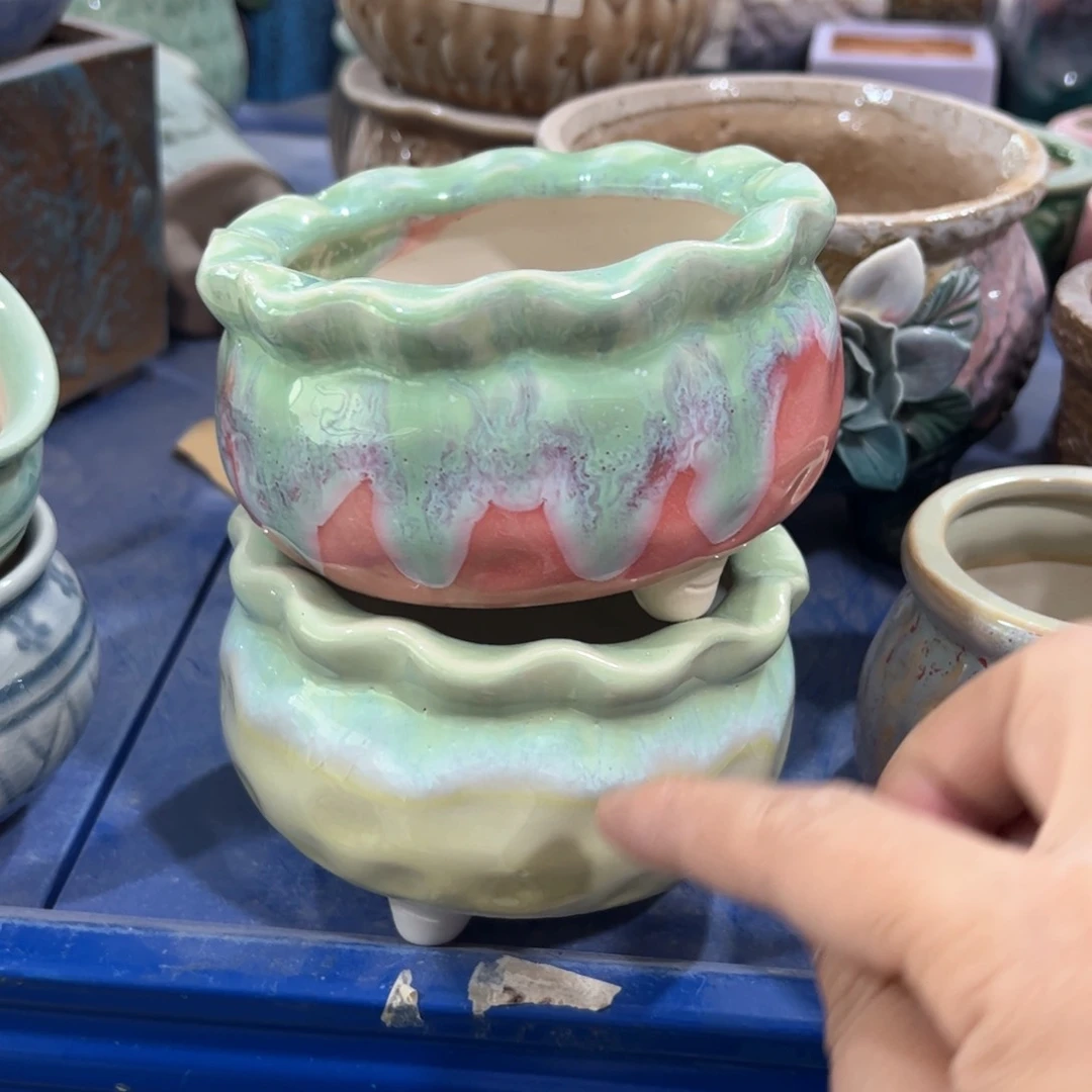 陶瓷多肉小花盆@@