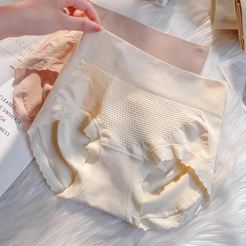 高腰提臀收腹裤女士塑身强力收小肚子包臀透气无痕少女款内裤大码