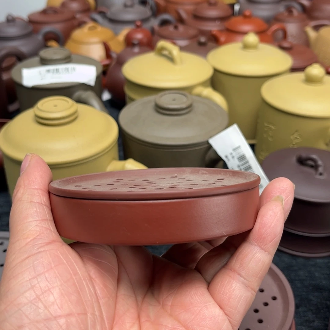 紫砂茶杯朱泥底座