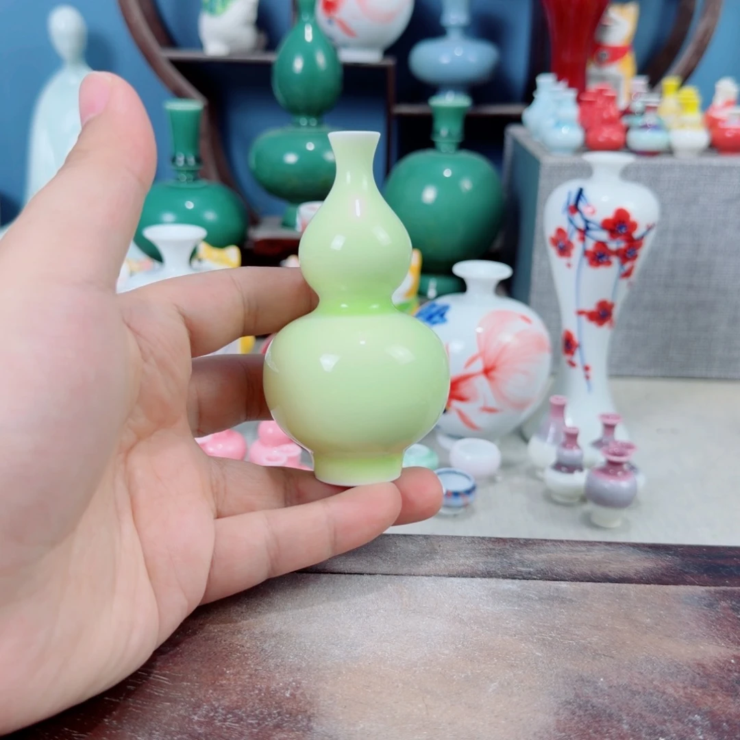 陶瓷手工小花器摆件
