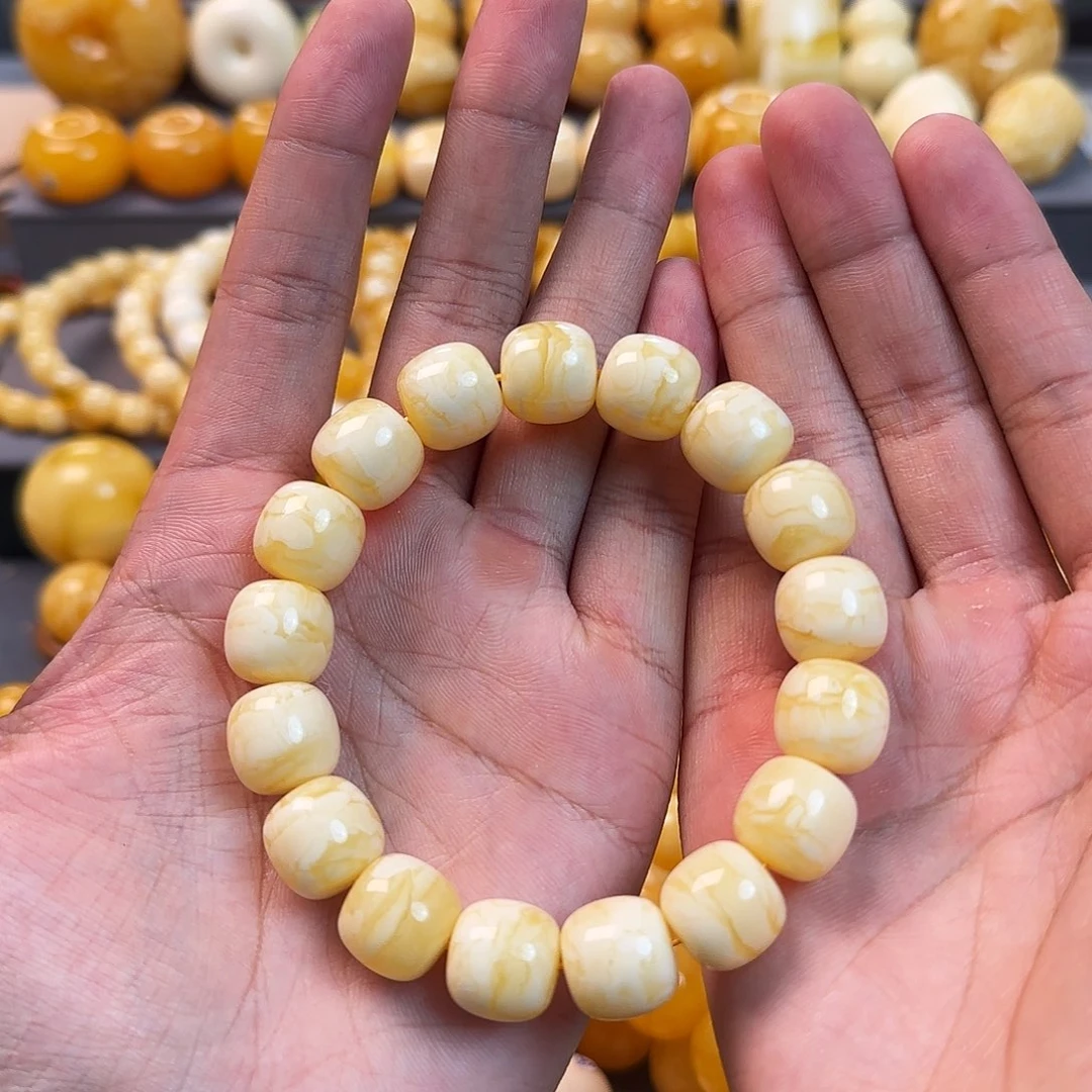 琥珀未镶嵌珠宝奇石14mm同料