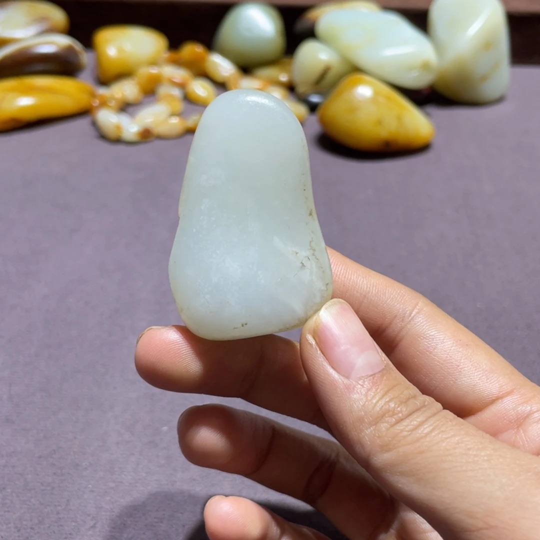 和田玉（子料）未镶嵌挂件53.9