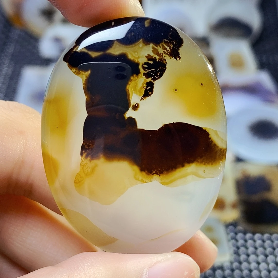 未镶嵌玛瑙/玉髓珠宝半成品