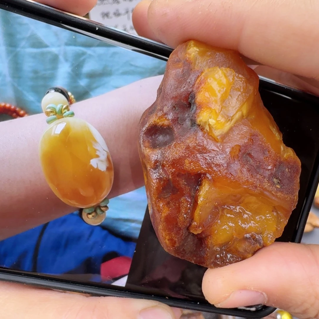 定制琥珀未镶嵌25.1克