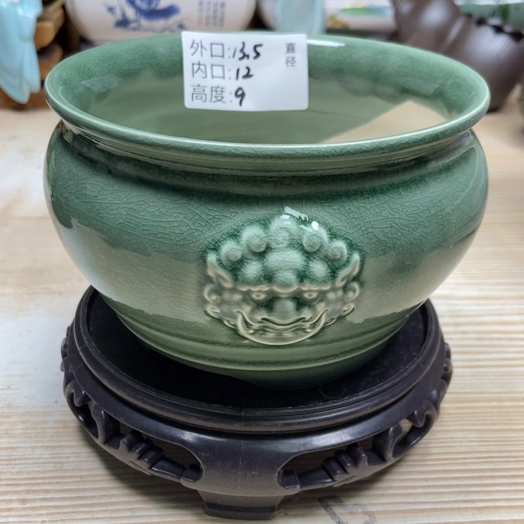 瓷片陶瓷花盆陶瓷艺术