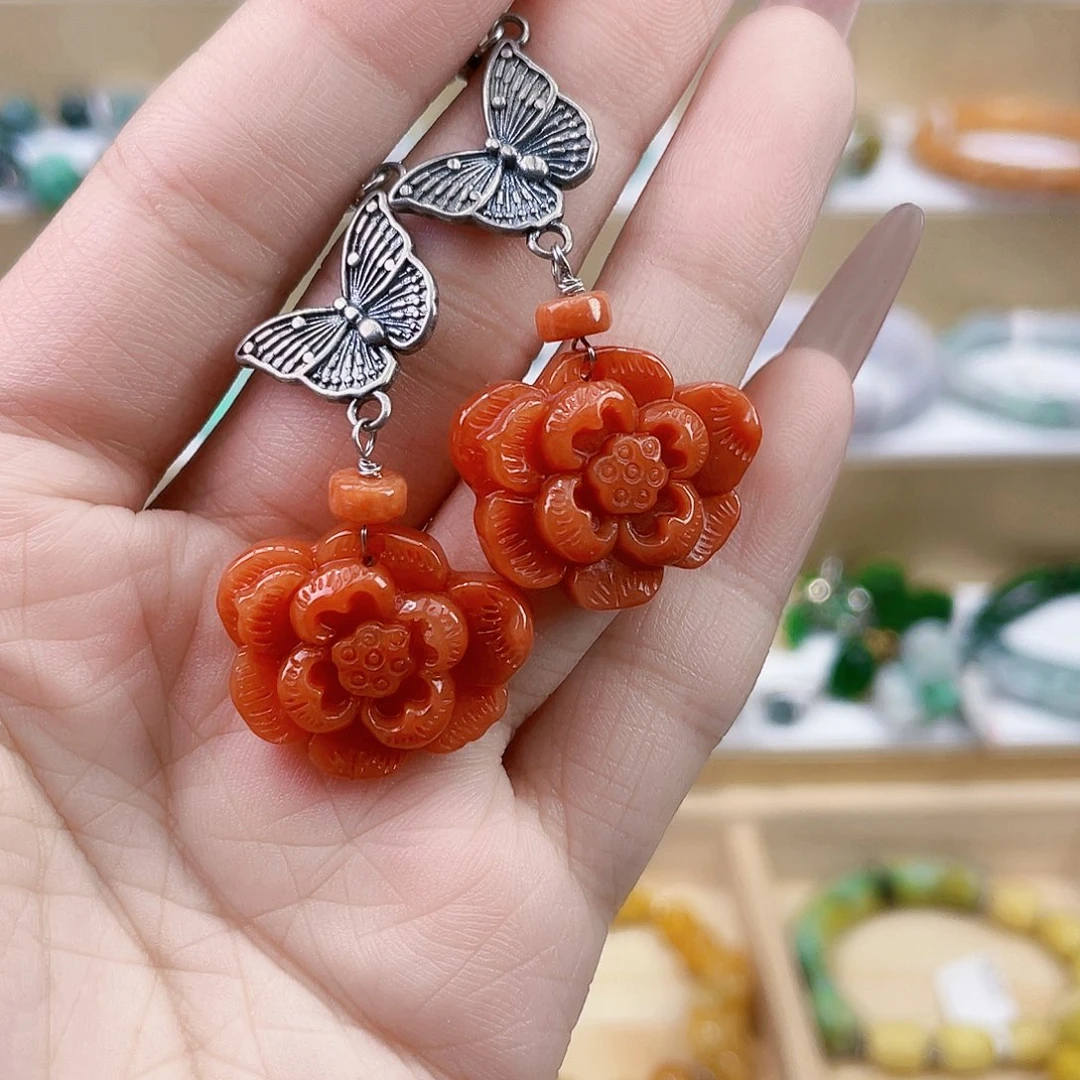 翡翠未镶嵌手链耳坠