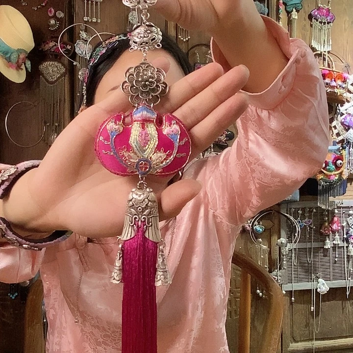 铁合金花岗石项链