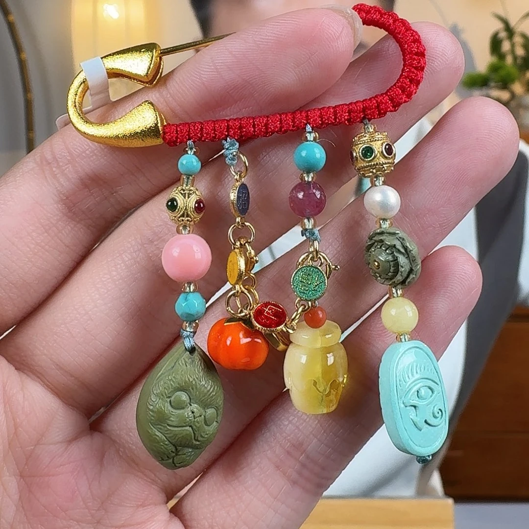 绿松石未镶嵌挂件