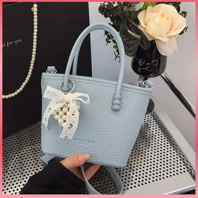 水桶包女时尚百搭流行洋气手提2025精致单肩小拎包今年斜挎包新款