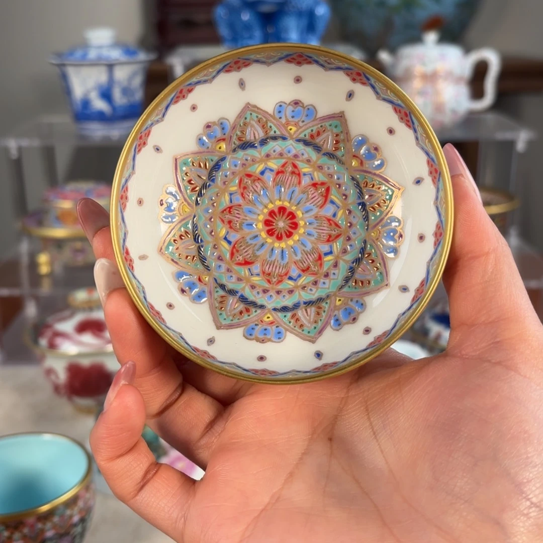 纯手工手绘 高端茶器