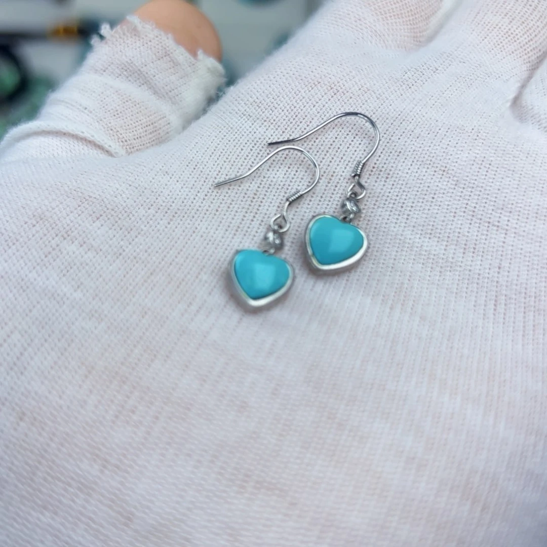 银S925镶嵌绿松石珠宝奇石