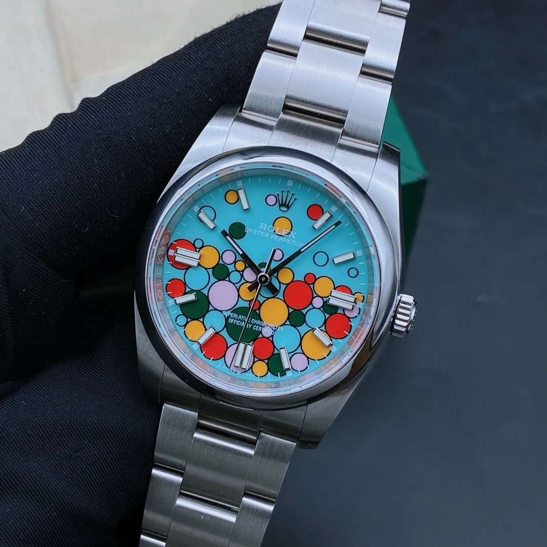 99新 Rolex/劳力士 蚝式116000/气球盘/男女通用17年全套/表径36