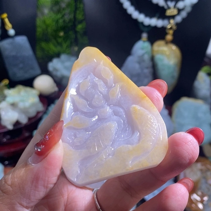 【闪购商品】颈饰未镶嵌翡翠鱼