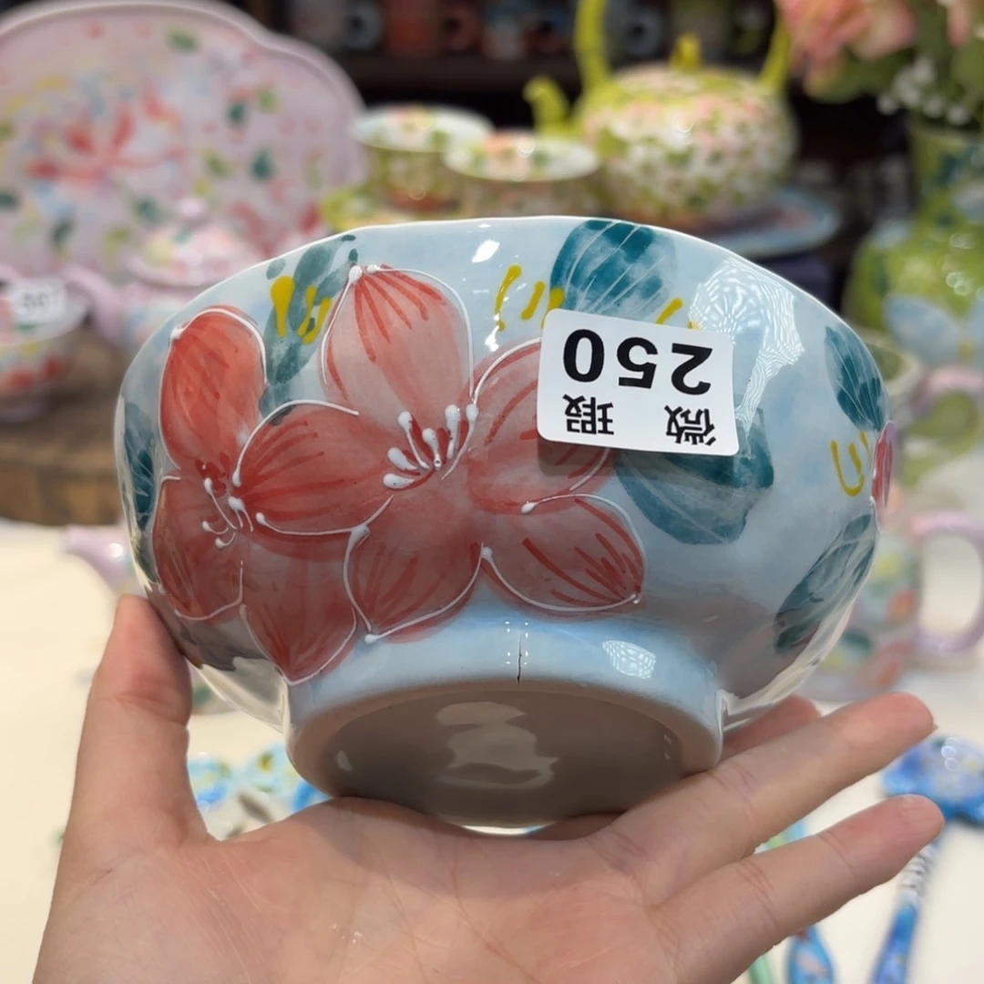 景德镇手绘高温釉下彩陶瓷茶具