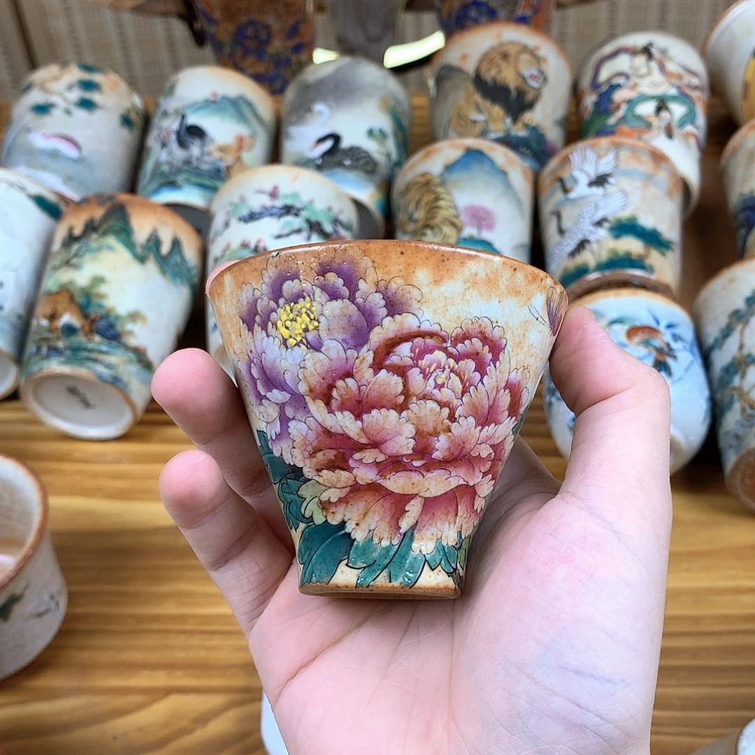 西***雨杯景德镇陶瓷手作