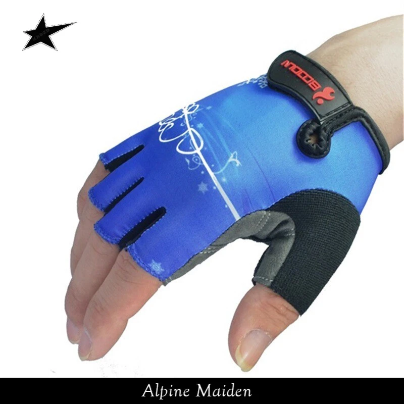 正品A星Alpine Maiden骑行半指手套男女户外登山跑步战术钓鱼手套