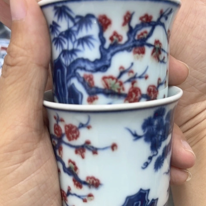 老***皮景德镇陶瓷釉里红