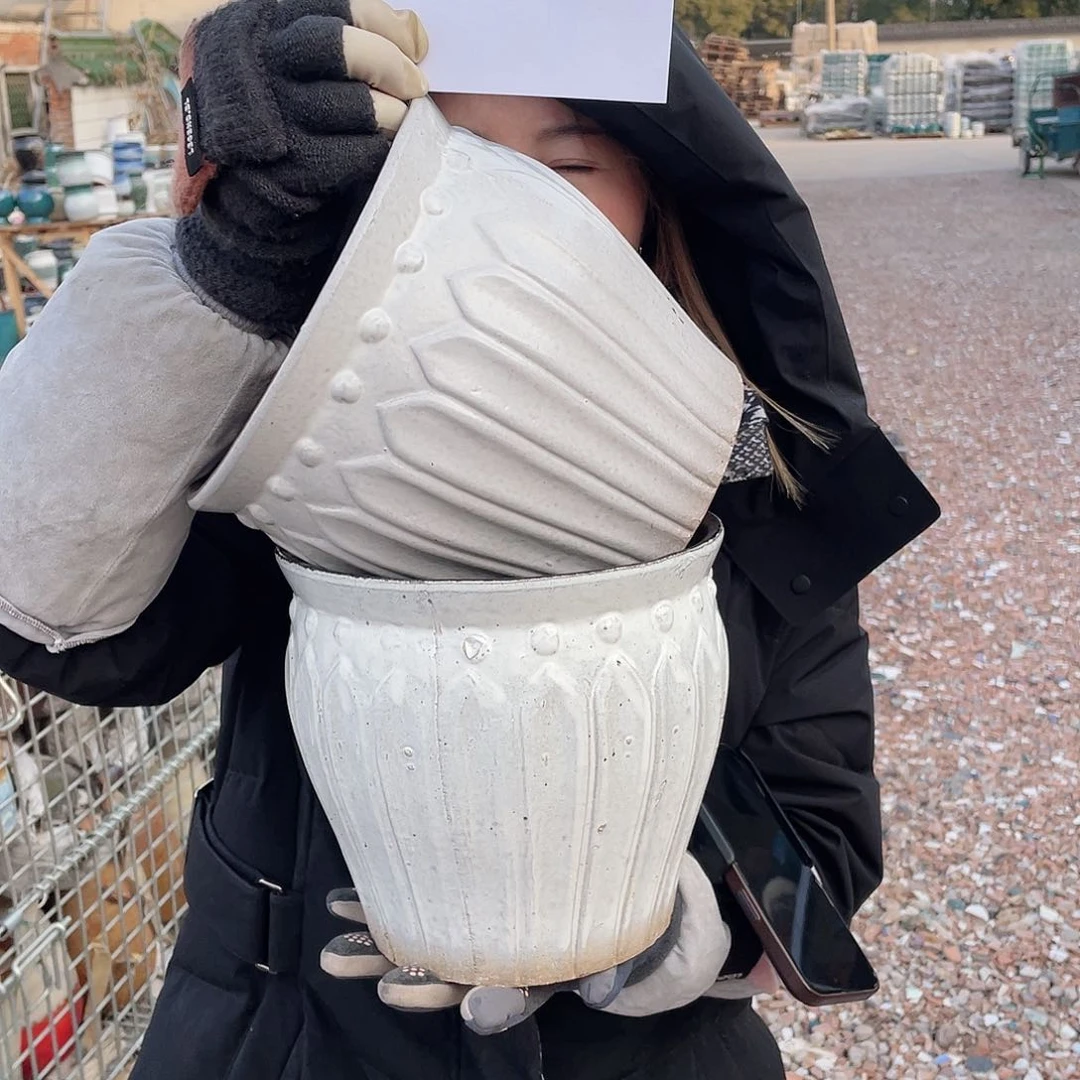 红陶王嫂花盆0207-660