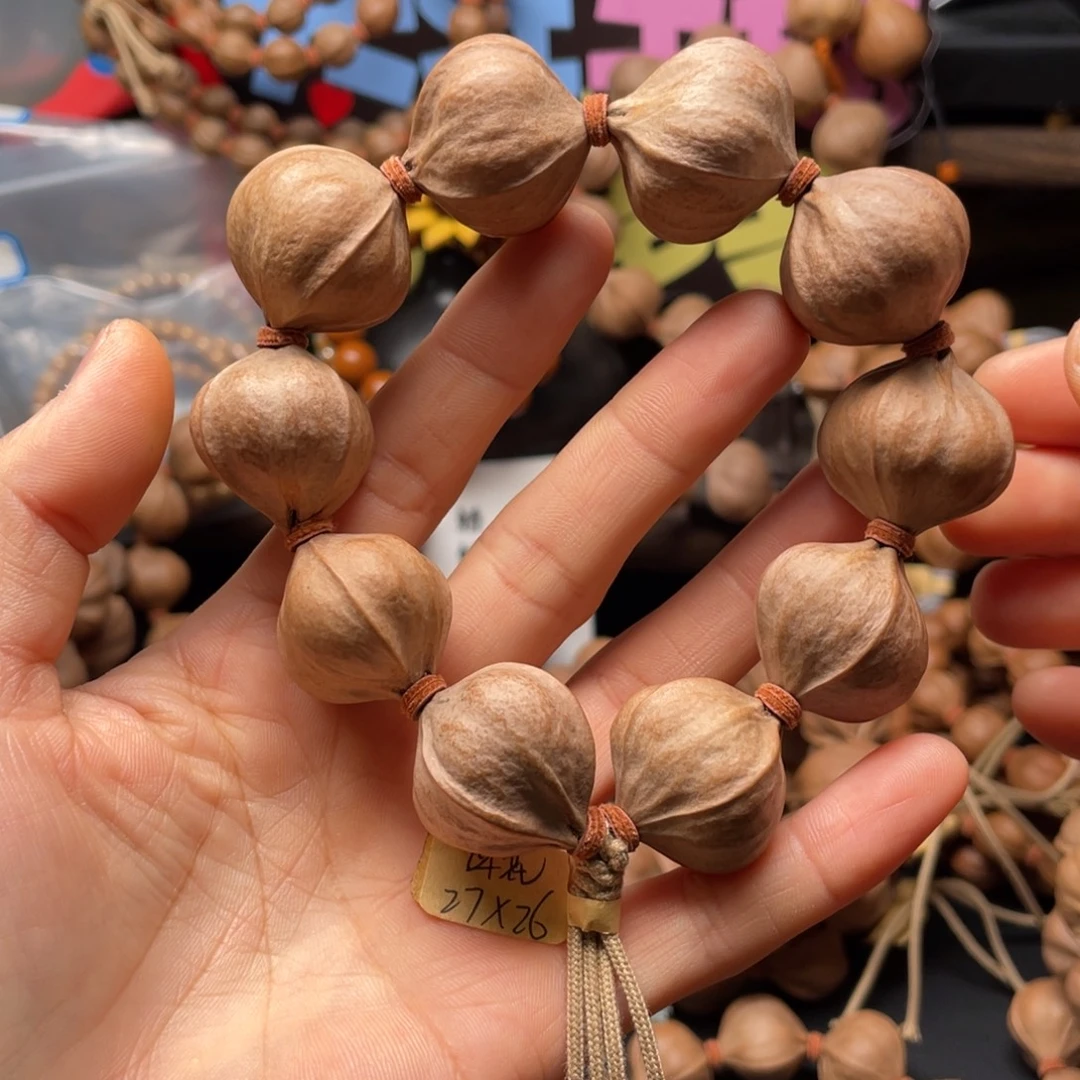 海***空吊坠橄榄核2726四花铁核