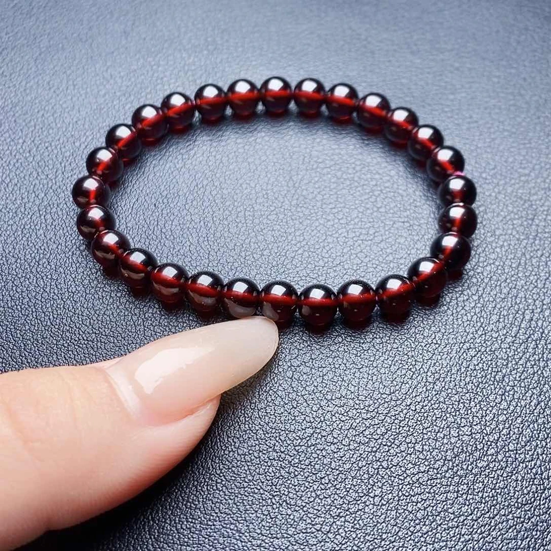 未镶嵌手链石榴石6➕单圈福利