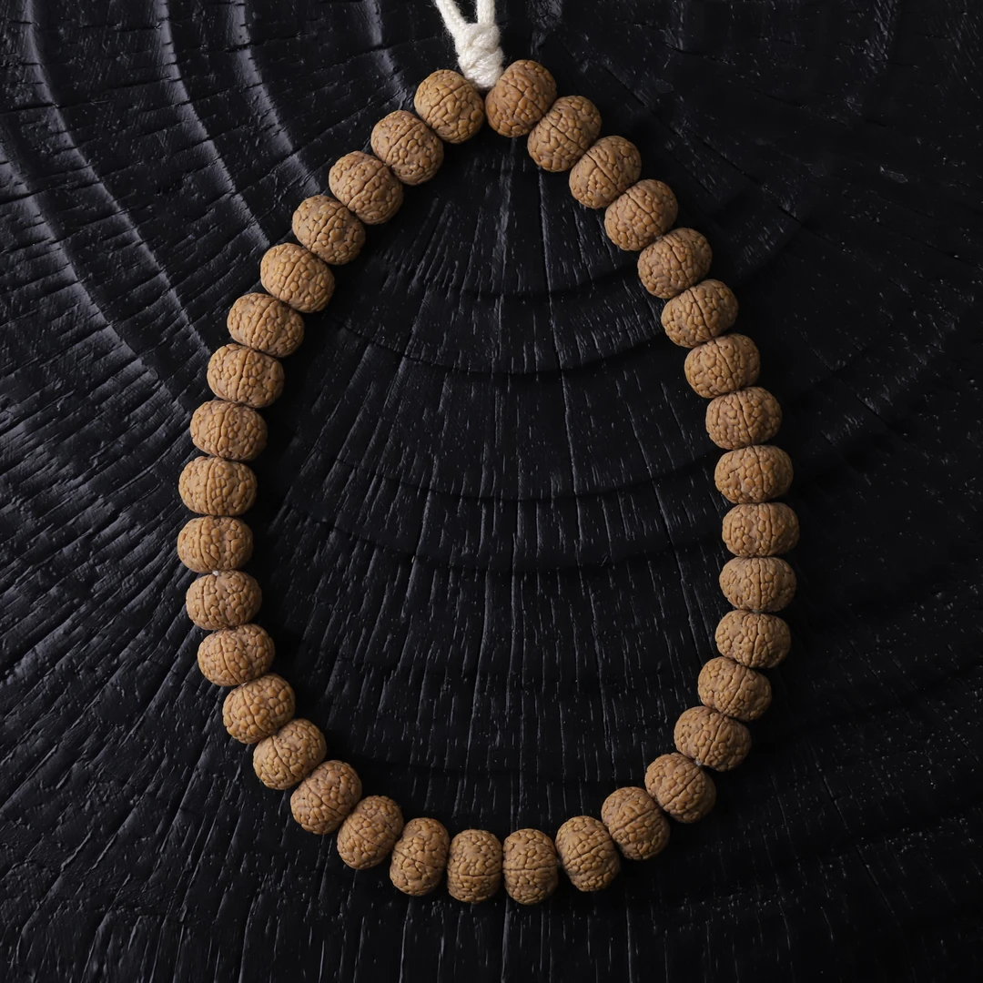 S8600【飞碟龙鳞】定制头货五瓣龙鳞纹小金刚菩提单圈文玩手串