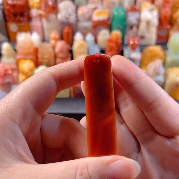 昌化石印石手工定制1.6厘米，包刻，白文