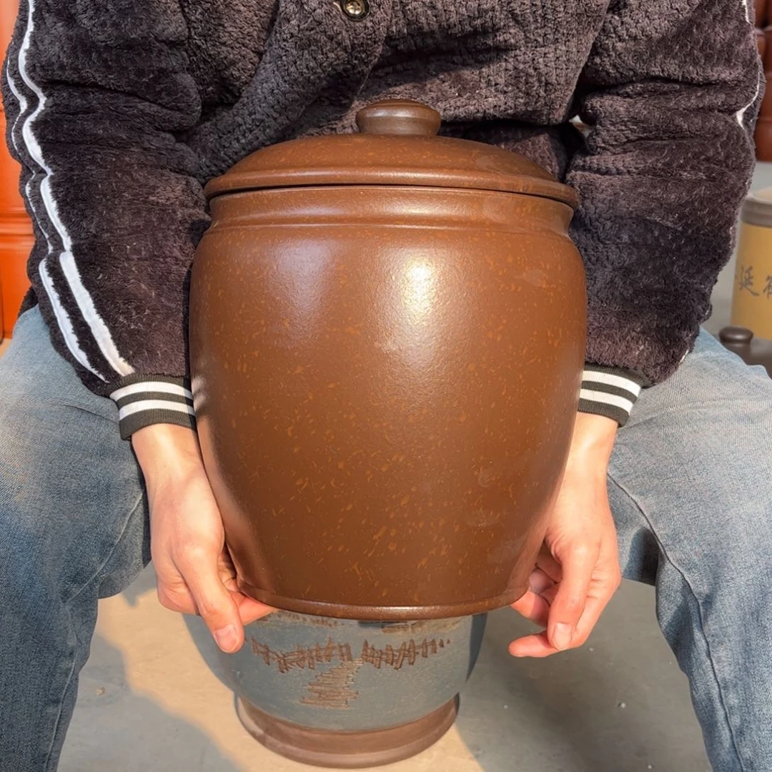 茶叶罐紫砂10 饼茶叶罐