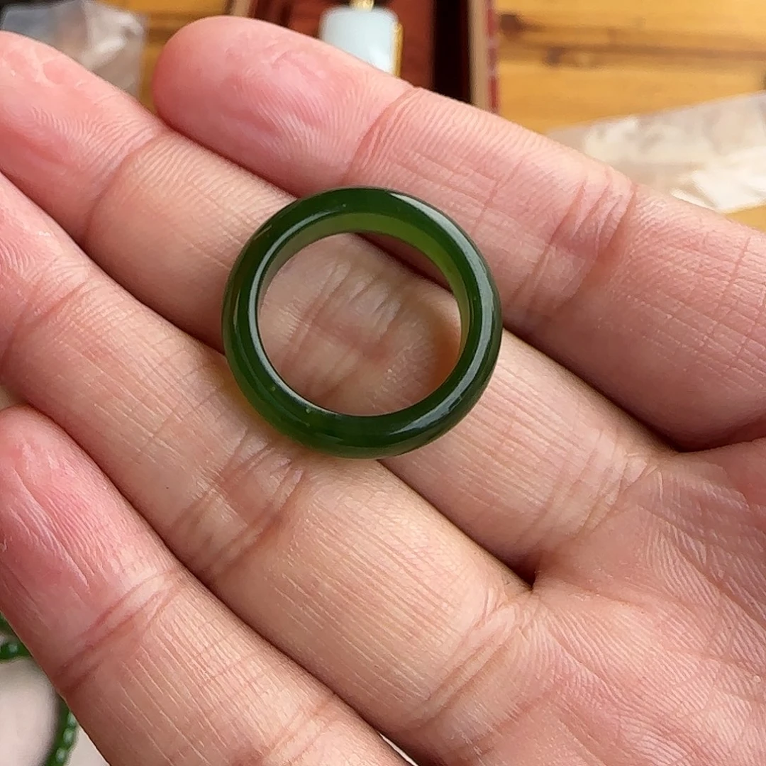 和田玉戒指未镶嵌?***?18