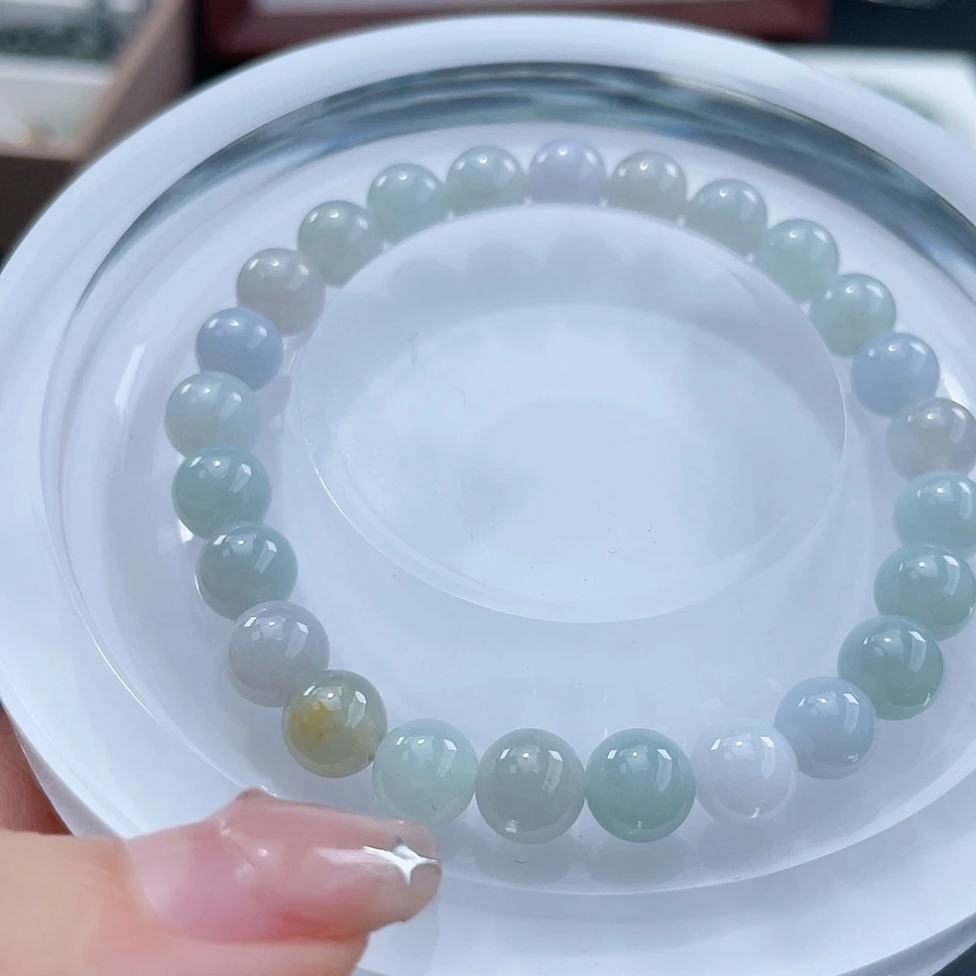 翡翠未镶嵌颈饰手串