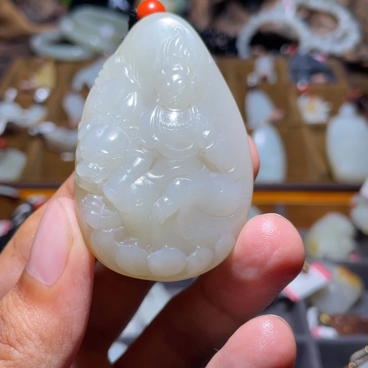 青****和田玉未镶嵌手链