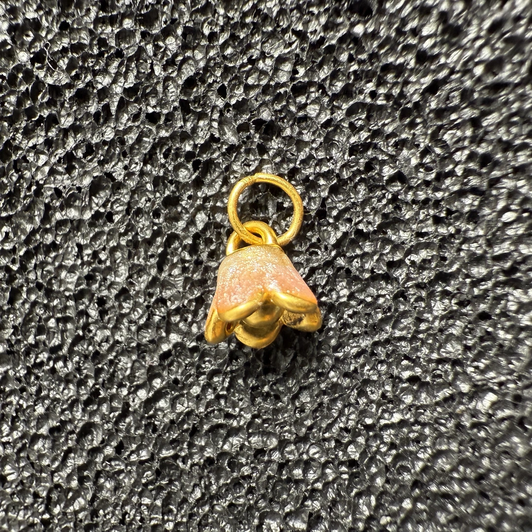 足金999粉丝铃兰花CC0093