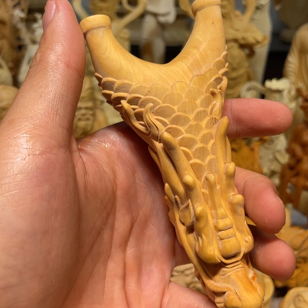 黄杨木黄杨龙头弹弓