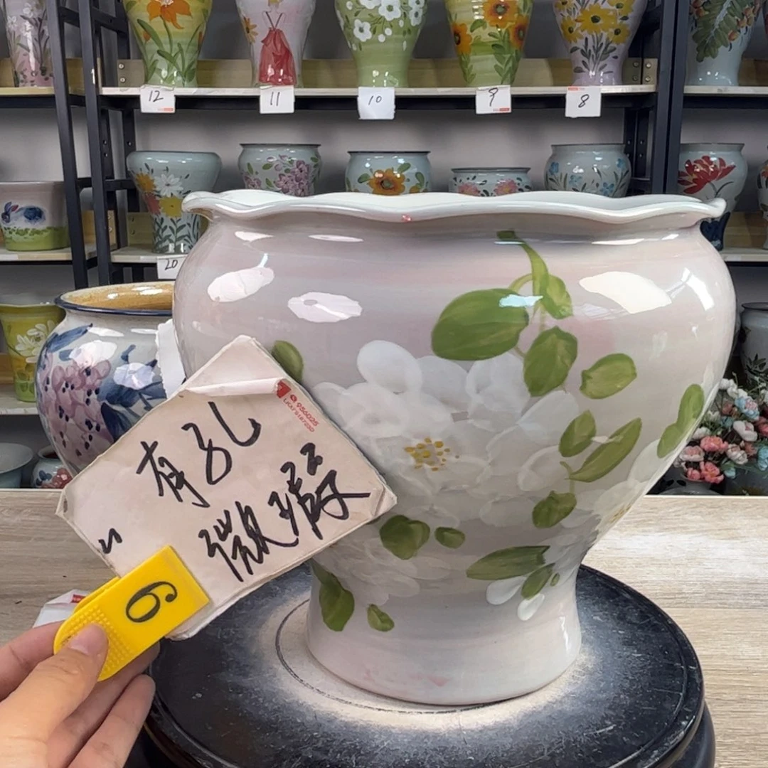 罐1tc景德镇陶瓷花盆