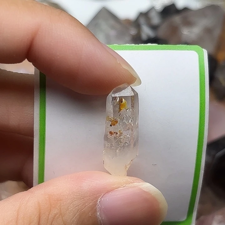 未镶嵌颈饰水晶巴基斯坦油胆闪灵钻24mm+