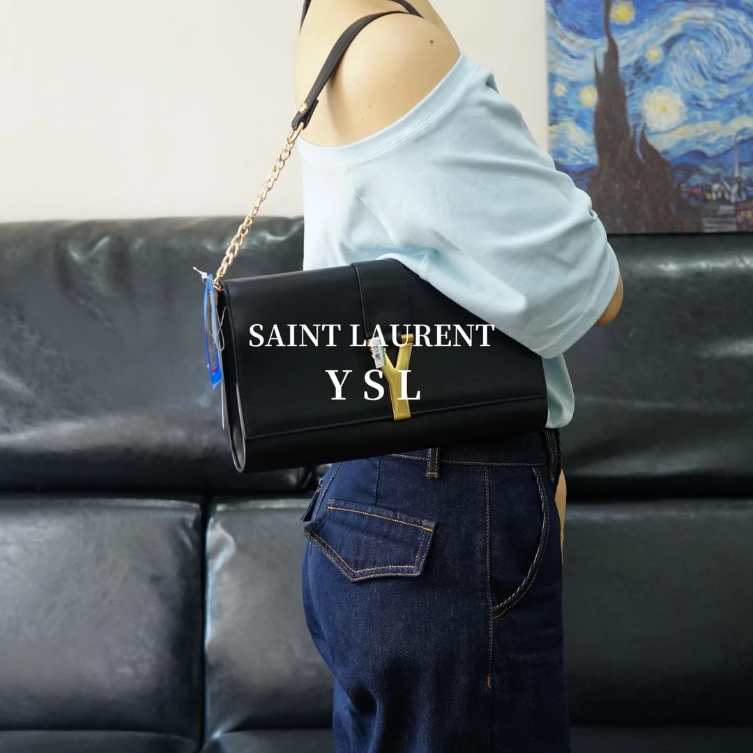 95新 YSL/圣罗兰 黑色单肩包/ZH05624089/4089
