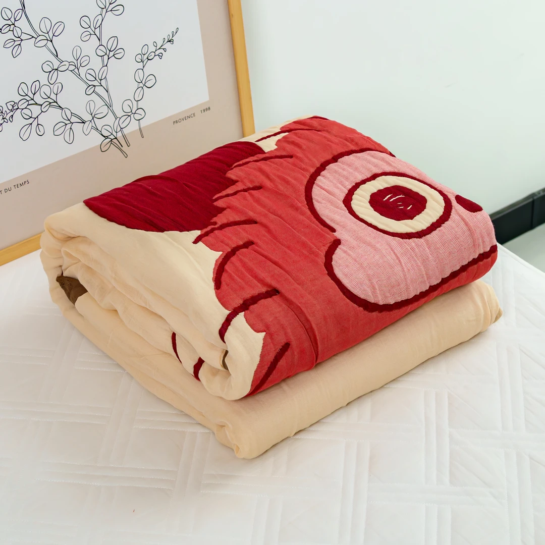 【京かわ会社】多层纱布亲肤柔软泡芙被150*200cm 米奇鼠