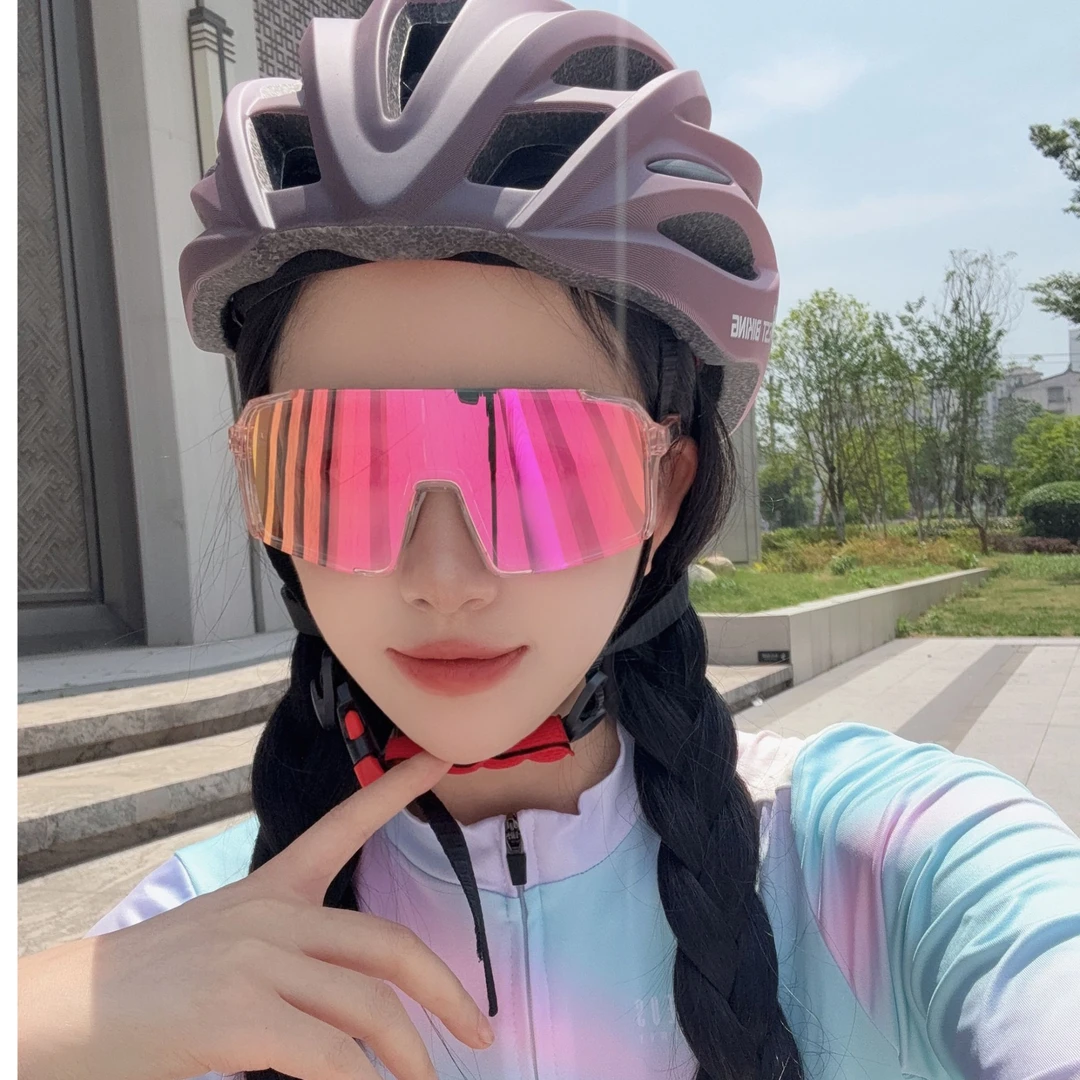 （防雾款）变色骑行眼镜运动跑步近视公路自行车户外风镜