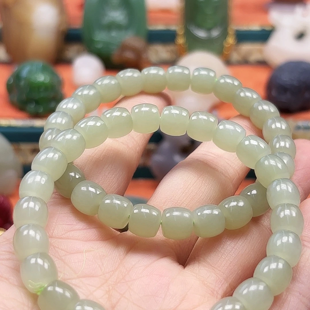 和田玉未镶嵌手链