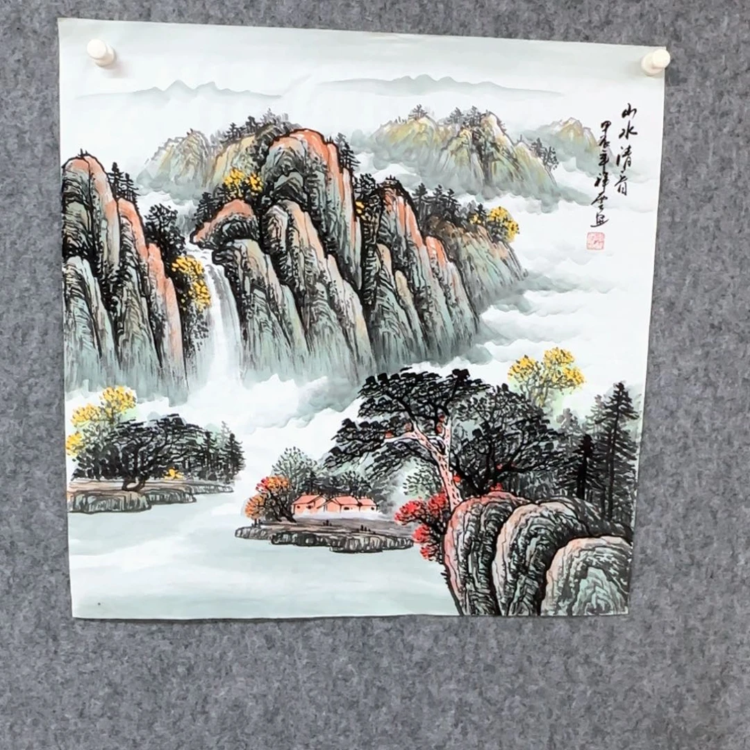 国画国画作品展。国画作品