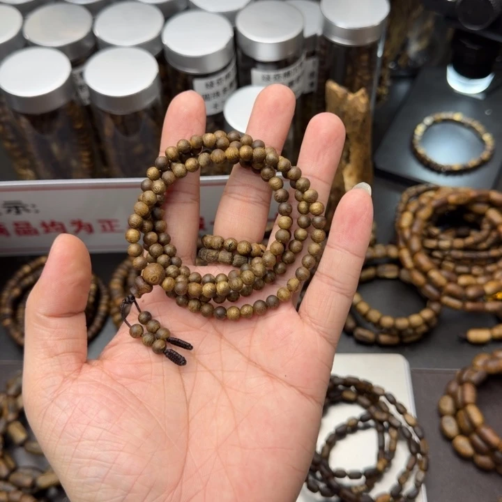 沉香枕沉香奇楠沉香卡5圆珠多圈