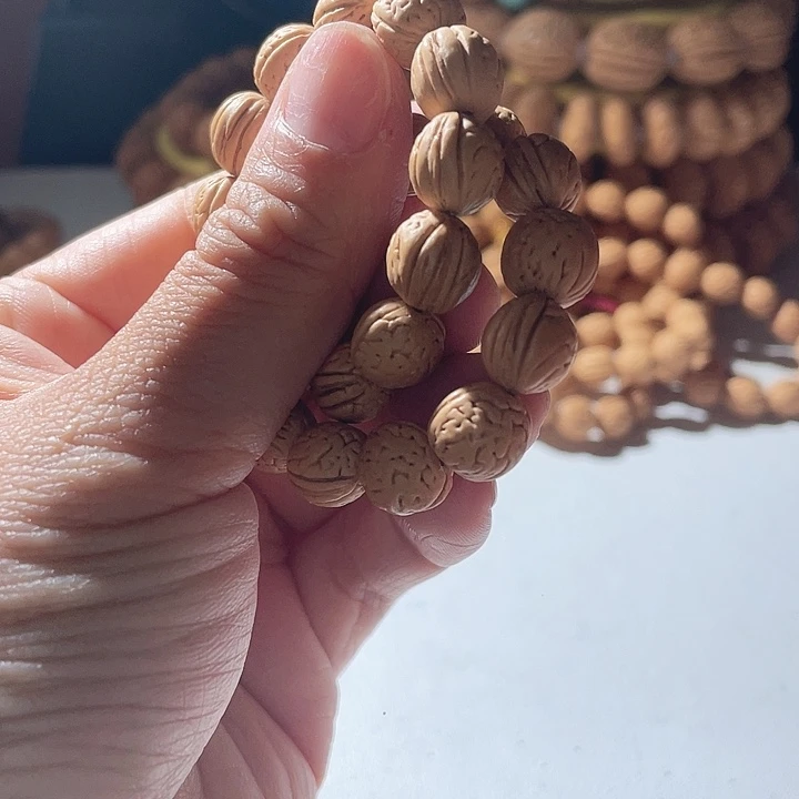 吊坠桃核桃核手串野生5