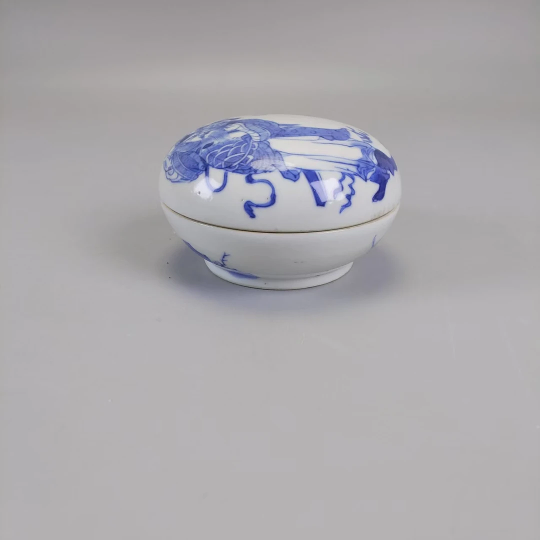 jdz-4070004 光绪 青花印尼盒