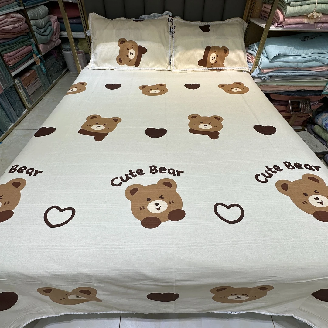 【全棉粗布】软凉席三件套（2.3*2.5米）