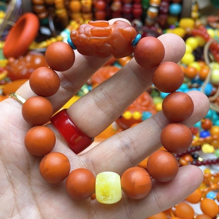 树脂制品56号貔貅手串