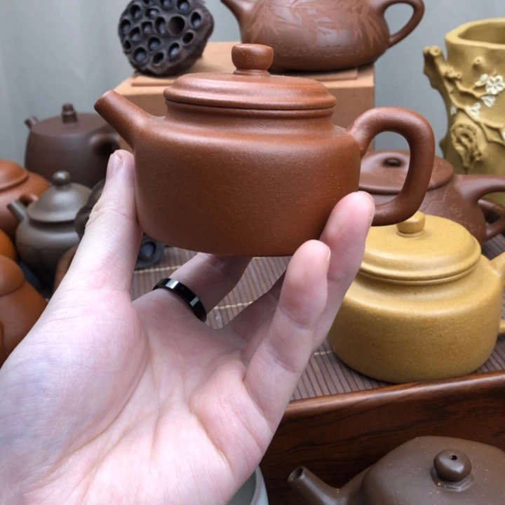茶壶紫砂德中 红降坡 100cc